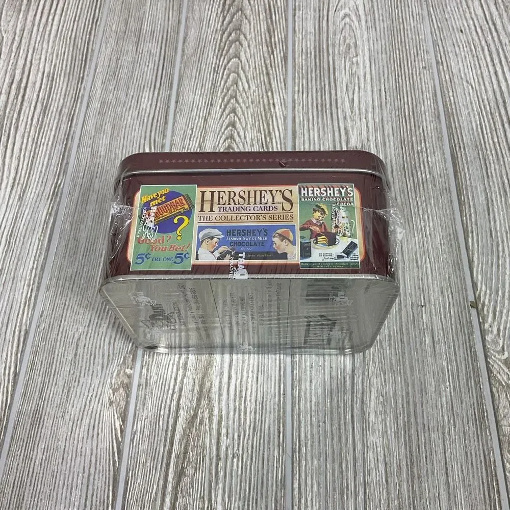 1995 Hershey’s Trading Cards Collector’s Series Sealed in Tin Box 36 Packs Dart